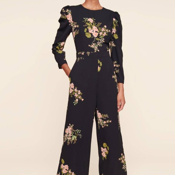Floral Wide Leg Jumpsuit - Picture 3 of 4
